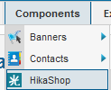 Dashboard Menu