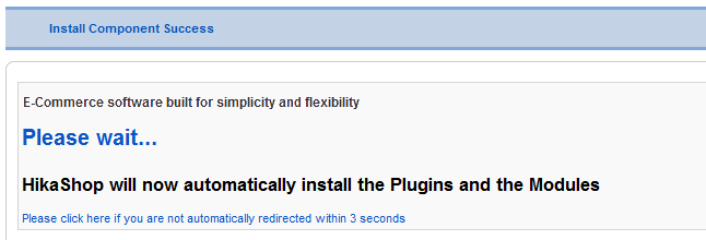 Install Success