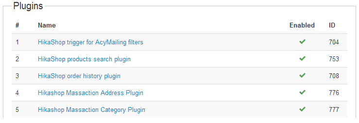 Plugins Columns