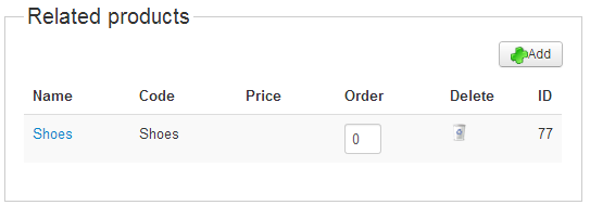 Product related products