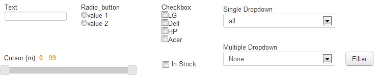 hikashop filters and sorting of products on listings type of filters