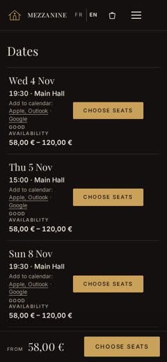 Mezzanine template - Show page (phone)
