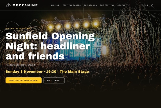 Mezzanine style preset - Open-air