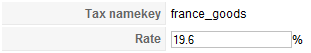 tax rate infotmation