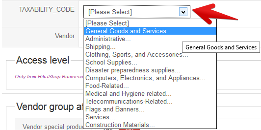 Tax Toolbar