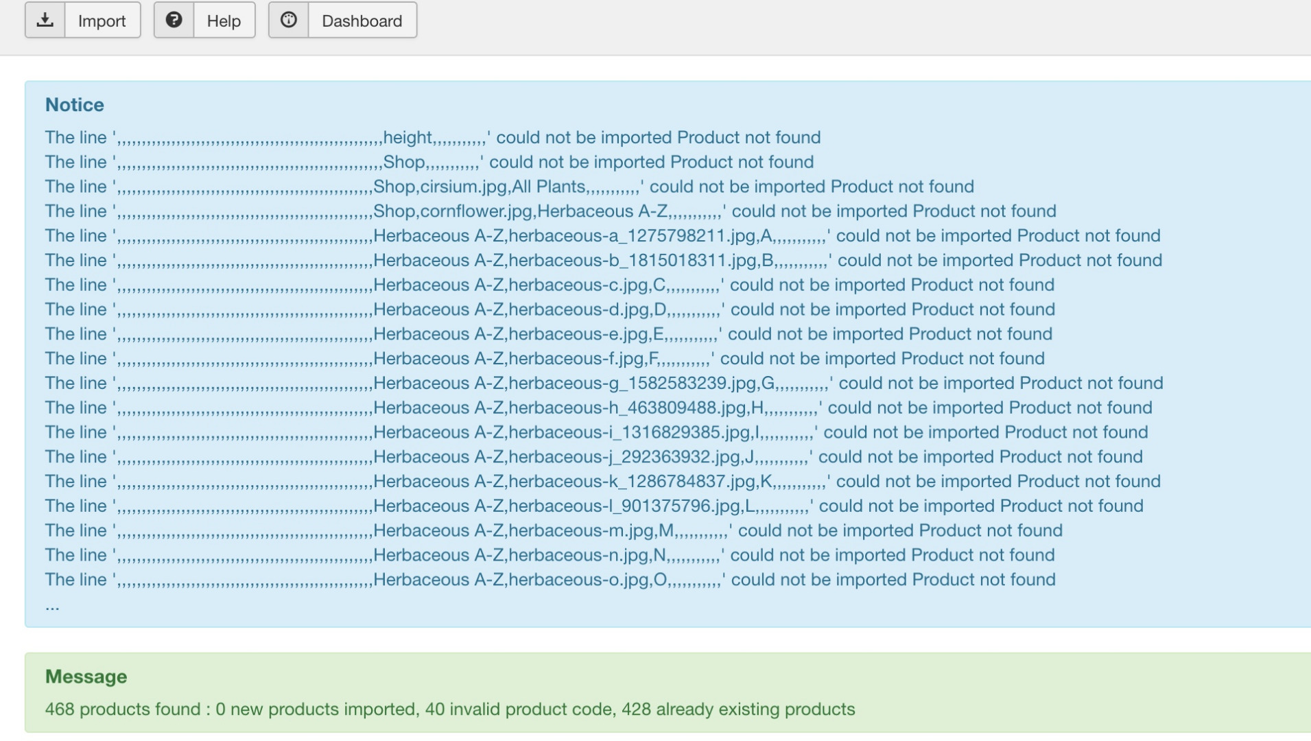 Hikashop Invalid Product Codes On Product Csv Import Hikashop